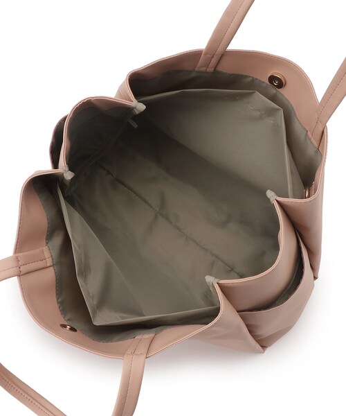 ITS'DEMO（イッツデモ）の「◆【通勤】収納A4ヨコトート（トートバッグ・レディース・ピンク系/ナチュラル/アイボリー/ブラック/ブラウン系・00）」の14枚目の写真