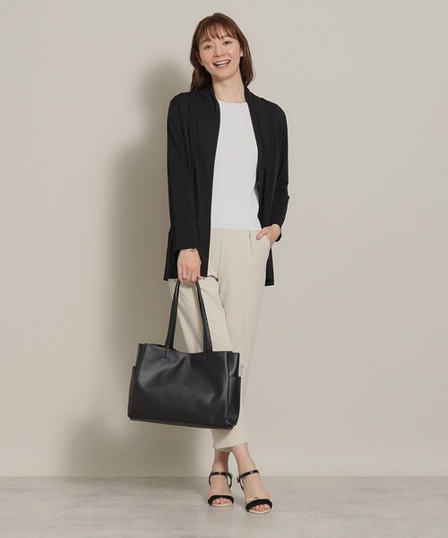 ITS'DEMO（イッツデモ）の「◆【通勤】収納A4ヨコトート（トートバッグ・レディース・ピンク系/ナチュラル/アイボリー/ブラック/ブラウン系・00）」の22枚目の写真