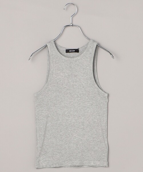 FREAK'S STORE(フリークスストア)の「FAD/エフエーディー 【限定展開】BASIC RIBBED SLEEVELESS/ ベーシックリブ スリーブレス(タンクトップ・レディース・ブラック/グレー/ホワイト/サックスブルー・フリ-)」の3枚目の写真