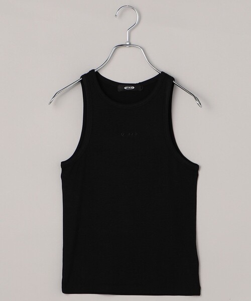 FREAK'S STORE(フリークスストア)の「FAD/エフエーディー 【限定展開】BASIC RIBBED SLEEVELESS/ ベーシックリブ スリーブレス(タンクトップ・レディース・ブラック/グレー/ホワイト/サックスブルー・フリ-)」の2枚目の写真