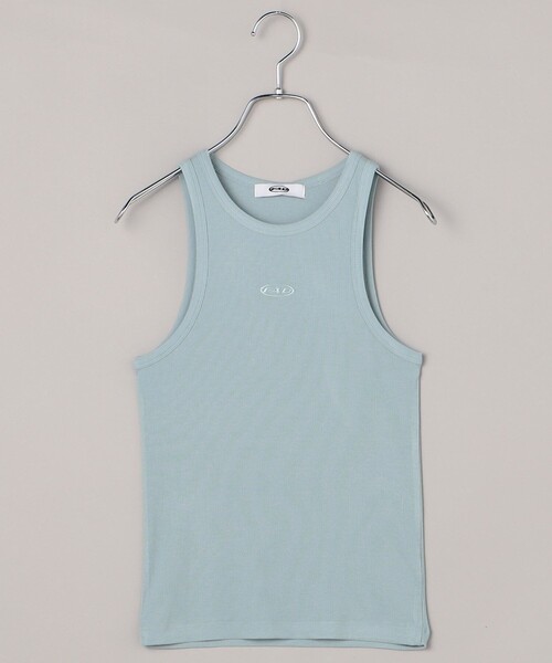FREAK'S STORE(フリークスストア)の「FAD/エフエーディー 【限定展開】BASIC RIBBED SLEEVELESS/ ベーシックリブ スリーブレス(タンクトップ・レディース・ブラック/グレー/ホワイト/サックスブルー・フリ-)」の5枚目の写真