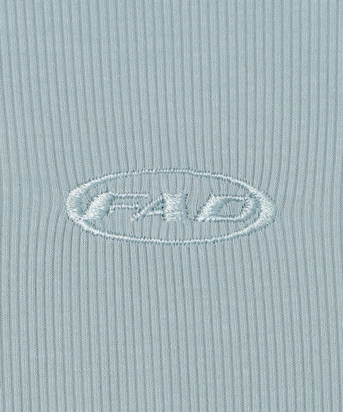 FREAK'S STORE(フリークスストア)の「FAD/エフエーディー 【限定展開】BASIC RIBBED SLEEVELESS/ ベーシックリブ スリーブレス(タンクトップ・レディース・ブラック/グレー/ホワイト/サックスブルー・フリ-)」の10枚目の写真