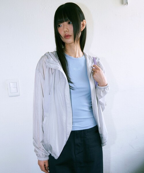 FREAK'S STORE(フリークスストア)の「FAD/エフエーディー 【限定展開】BASIC RIBBED SLEEVELESS/ ベーシックリブ スリーブレス(タンクトップ・レディース・ブラック/グレー/ホワイト/サックスブルー・フリ-)」の19枚目の写真