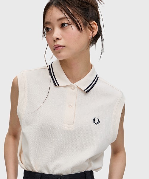 美品☆フレッドペリーポロシャツ The Fred Perry Shirt - G7200/ノースリーブポロシャツ