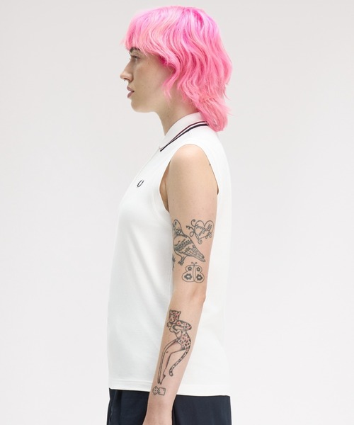 The Fred Perry Shirt - G7200／ノースリーブポロシャツ（ポロシャツ