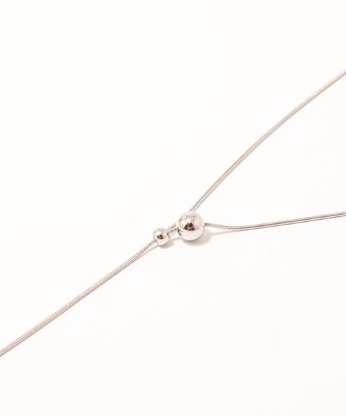 NOLLEY’S（ノーリーズ）の「ボールスライドY字ネックレス（ネックレス・レディース・シルバー/ゴールド・FREE）」の13枚目の写真