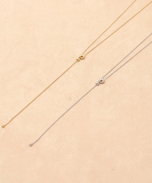 NOLLEY’S（ノーリーズ）の「ボールスライドY字ネックレス（ネックレス・レディース・シルバー/ゴールド・FREE）」の19枚目の写真