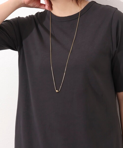NOLLEY’S（ノーリーズ）の「ボールスライドY字ネックレス（ネックレス・レディース・シルバー/ゴールド・FREE）」の6枚目の写真
