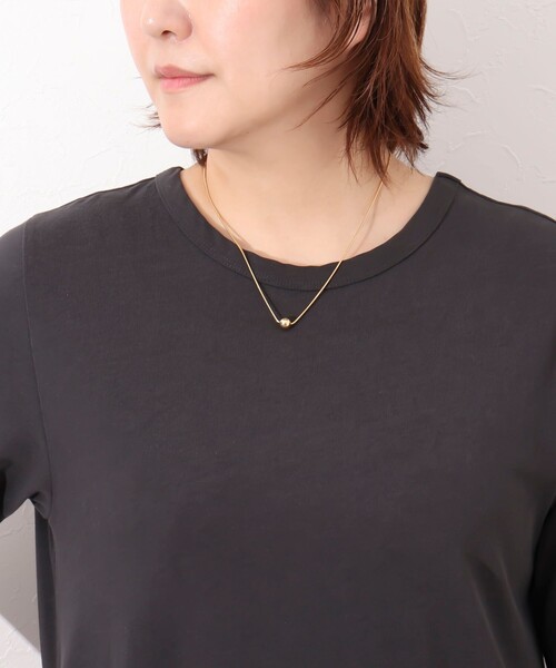 NOLLEY’S（ノーリーズ）の「ボールスライドY字ネックレス（ネックレス・レディース・シルバー/ゴールド・FREE）」の9枚目の写真