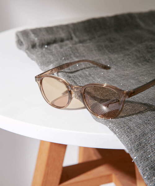 NOEYEDIA（ノーアイディア）の「noeyedia　NE-436 サングラス（メガネ・レディース・ゴールド系その他/ライトブラウン/チャコールグレー・ONE）」の3枚目の写真