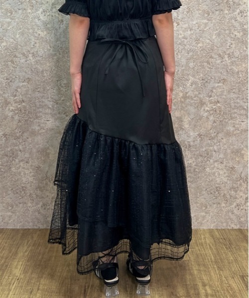 axes femme POETIQUE バックリボンハイウエストスカート axes femme｜バックリボンハイウエストスカート | Rakuten Fashion