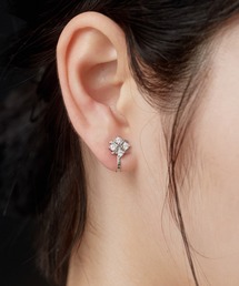 【novice】Cross CZ Earring