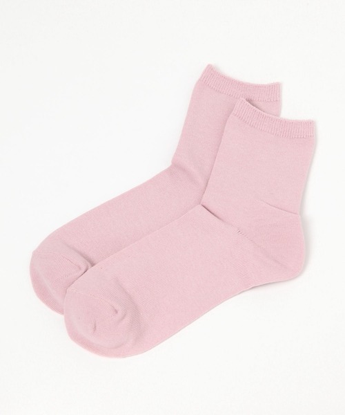 GLOBAL WORK Smile Seed Store（グローバルワーク スマイルシードストア）の「フラットクルー14cm丈ソックス/112293（ソックス/靴下・レディース・ブルー系その他/モカ/ベージュ系その他/レッド系その他/杢グレー/オフホワイト/ブラック/ピンク系その他/イエロー系その他/ブルー系その他6・FREE）」の9枚目の写真