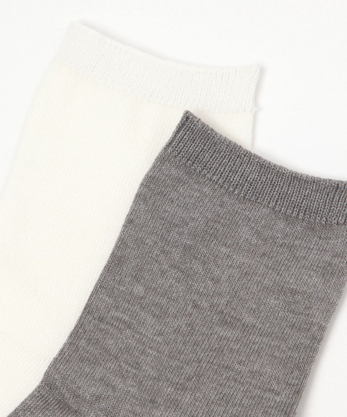 GLOBAL WORK Smile Seed Store（グローバルワーク スマイルシードストア）の「フラットクルー14cm丈ソックス/112293（ソックス/靴下・レディース・ブルー系その他/モカ/ベージュ系その他/レッド系その他/杢グレー/オフホワイト/ブラック/ピンク系その他/イエロー系その他/ブルー系その他6・FREE）」の14枚目の写真