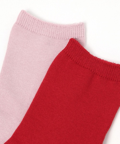 GLOBAL WORK Smile Seed Store（グローバルワーク スマイルシードストア）の「フラットクルー14cm丈ソックス/112293（ソックス/靴下・レディース・ブルー系その他/モカ/ベージュ系その他/レッド系その他/杢グレー/オフホワイト/ブラック/ピンク系その他/イエロー系その他/ブルー系その他6・FREE）」の15枚目の写真