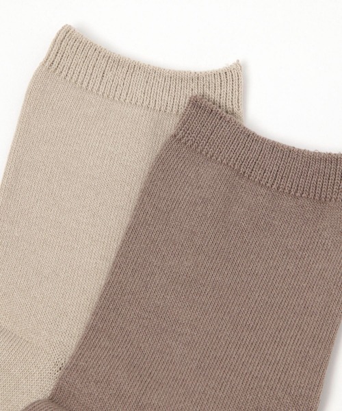 GLOBAL WORK Smile Seed Store（グローバルワーク スマイルシードストア）の「フラットクルー14cm丈ソックス/112293（ソックス/靴下・レディース・ブルー系その他/モカ/ベージュ系その他/レッド系その他/杢グレー/オフホワイト/ブラック/ピンク系その他/イエロー系その他/ブルー系その他6・FREE）」の16枚目の写真