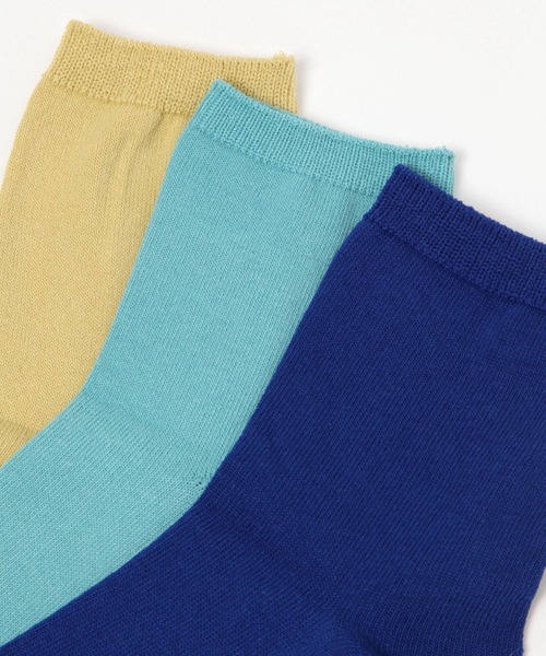 GLOBAL WORK Smile Seed Store（グローバルワーク スマイルシードストア）の「フラットクルー14cm丈ソックス/112293（ソックス/靴下・レディース・ブルー系その他/モカ/ベージュ系その他/レッド系その他/杢グレー/オフホワイト/ブラック/ピンク系その他/イエロー系その他/ブルー系その他6・FREE）」の17枚目の写真