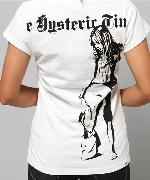 HYSTERIC GLAMOUR(ヒステリックグラマー)の「HYS TIMES pt T-SH(Tシャツ/カットソー・レディース・ホワイト/ブルー/トップグレー/ブラック・FREE)」の15枚目の写真