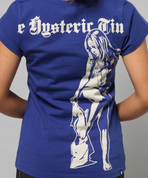 HYSTERIC GLAMOUR(ヒステリックグラマー)の「HYS TIMES pt T-SH(Tシャツ/カットソー・レディース・ホワイト/ブルー/トップグレー/ブラック・FREE)」の17枚目の写真