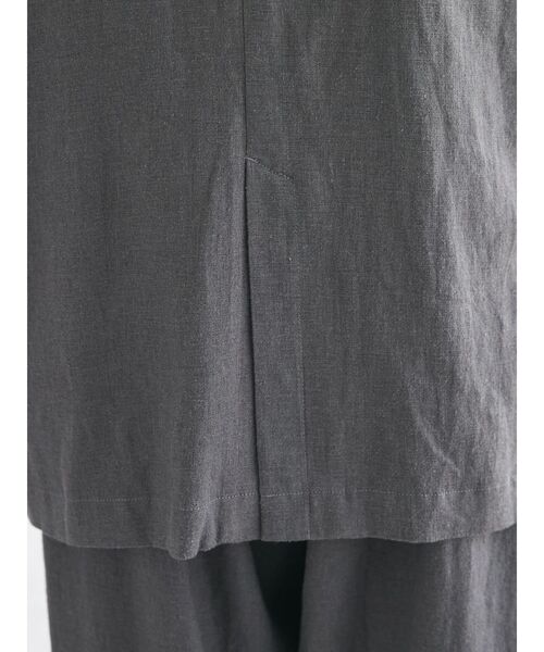 CRAFT STANDARD BOUTIQUE（クラフトスタンダードブティック）の「【キナリノ別注】リネンレーヨンジレベスト（ベスト・レディース・アイボリー/ブラック/チャコールグレー/ネイビー・FREE）」の16枚目の写真