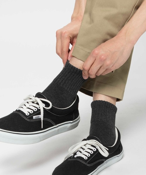 Right-on(ライトオン)の「BASIC SOCKS(ベーシックソックス)ムジソックス(ソックス/靴下・メンズ・グレー/ブラック/カーキブラウン/ホワイト/ダークグレー・M/L)」の16枚目の写真