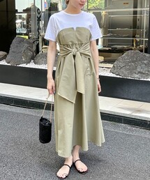 NOLLEY’S | ビスチェ風コンビワンピース(ワンピース)