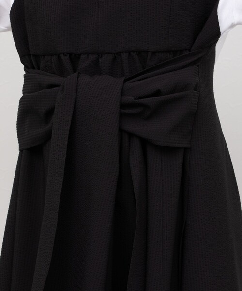 NOLLEY’S（ノーリーズ）の「ビスチェ風コンビワンピース（ワンピース・レディース・ブラック/ネイビー/オリーブ・38/36）」の18枚目の写真