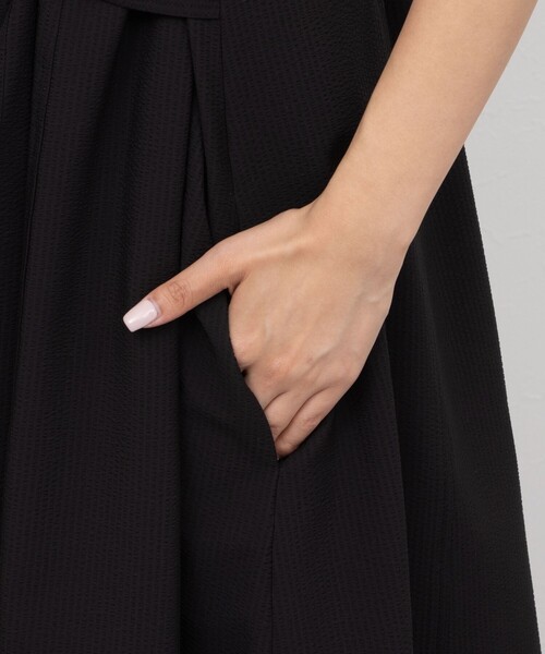 NOLLEY’S（ノーリーズ）の「ビスチェ風コンビワンピース（ワンピース・レディース・ブラック/ネイビー/オリーブ・38/36）」の20枚目の写真