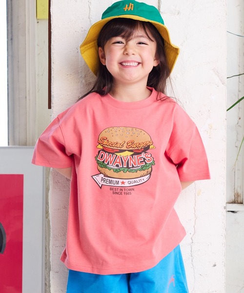 Life Support Products（ライフサポートプロダクツ）の「デイリープリントTee（80～150cm）（Tシャツ/カットソー・キッズ・ブルー/レッド/オフホワイト/パープル/ブラック/ネイビー/グリーン/アイボリー/エメラルド/ライトグレー/ライトピンク/グレー系その他/チャコール/ホワイト系その他/杢グレー/キナリ/ターコイズブルー/ライム/イエロー/オレンジ・80/120/110/100/90/140/95/130/150）」の19枚目の写真