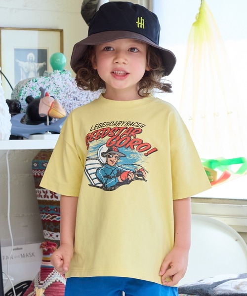 Life Support Products（ライフサポートプロダクツ）の「デイリープリントTee（80～150cm）（Tシャツ/カットソー・キッズ・ブルー/レッド/オフホワイト/パープル/ブラック/ネイビー/グリーン/アイボリー/エメラルド/ライトグレー/ライトピンク/グレー系その他/チャコール/ホワイト系その他/杢グレー/キナリ/ターコイズブルー/ライム/イエロー/オレンジ・80/120/110/100/90/140/95/130/150）」の17枚目の写真