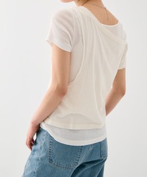 【残りわずか】アシメツインシアートップス/レイヤードトップス
