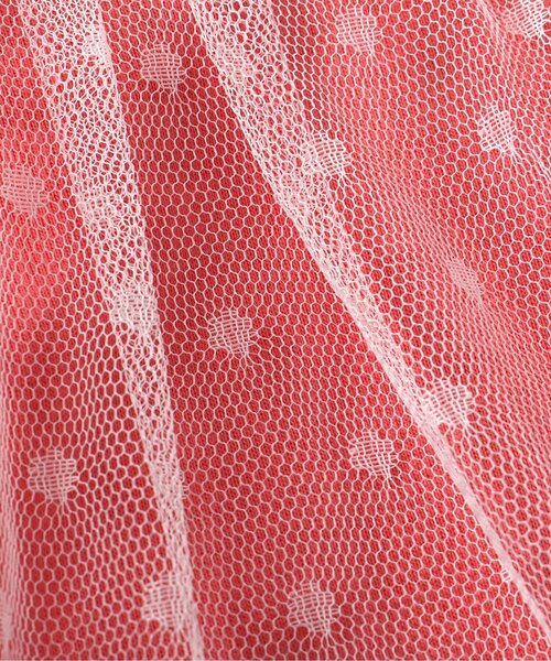 BREEZE（ブリーズ）の「チュールフレンチスリーブTシャツ_一部WEB限定カラー（Tシャツ/カットソー・キッズ・チャコール/ブルー/ピンク/オフホワイト・120/140/90/100/110/80/130）」の14枚目の写真