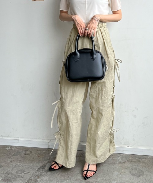 Futier land(フューティアランド)の「サイドリボンミリタリーパンツ(その他パンツ・レディース・アイボリー/ブラック/チャコールグレー・FREE)」の11枚目の写真