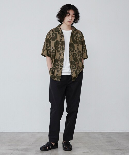 coen(コーエン)の「リネンライクプリントオープンカラーシャツ(シャツ/ブラウス・メンズ・その他1/その他2・M/L/XL)」の4枚目の写真
