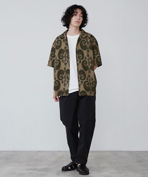 coen(コーエン)の「リネンライクプリントオープンカラーシャツ(シャツ/ブラウス・メンズ・その他1/その他2・M/L/XL)」の8枚目の写真