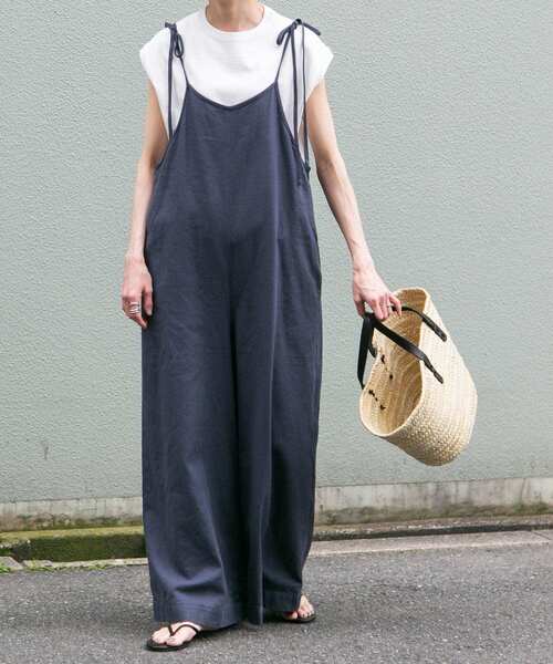 FORK&SPOON（フォークアンドスプーン）の「FORK&SPOON　ヘビーウェイト天竺ノースリーブTシャツ（Tシャツ/カットソー・レディース・グレー系その他/ブルー系その他/オフホワイト・1）」の9枚目の写真