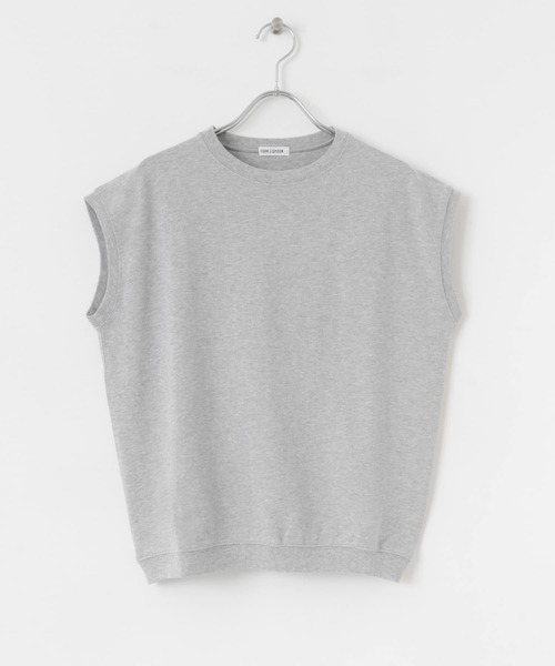 FORK&SPOON（フォークアンドスプーン）の「FORK&SPOON　ヘビーウェイト天竺ノースリーブTシャツ（Tシャツ/カットソー・レディース・グレー系その他/ブルー系その他/オフホワイト・1）」の22枚目の写真