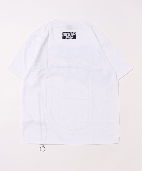 ANAP GiRL(アナップガール)の「ANAPR+S【リラスポ】グラフィティーロゴ前ZIPオーバーTシャ(Tシャツ/カットソー・キッズ・イエロー×グリーン/ブラック/ホワイト・XS/S/M)」の22枚目の写真