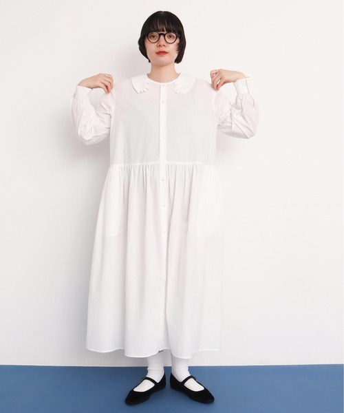 I am I in fact... /アイアムアイ ロングワンピース I am I in fact（アイアムアイインファクト）の「LINE JERSEY