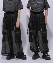 HARE | メタルジップワイドカーゴパンツ(HARE)(カーゴパンツ)