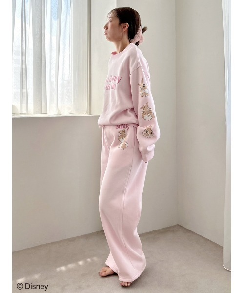 SNIDEL HOME（スナイデルホーム）の「【Bambi】スウェットパンツ（ルームウェア/パジャマ・レディース・ホワイト/ピンク・FREE）」の13枚目の写真