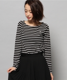 & by P&D | 【andGIRL 11月号掲載】ボーダー綿天竺-2カットソー(Tシャツ/カットソー)