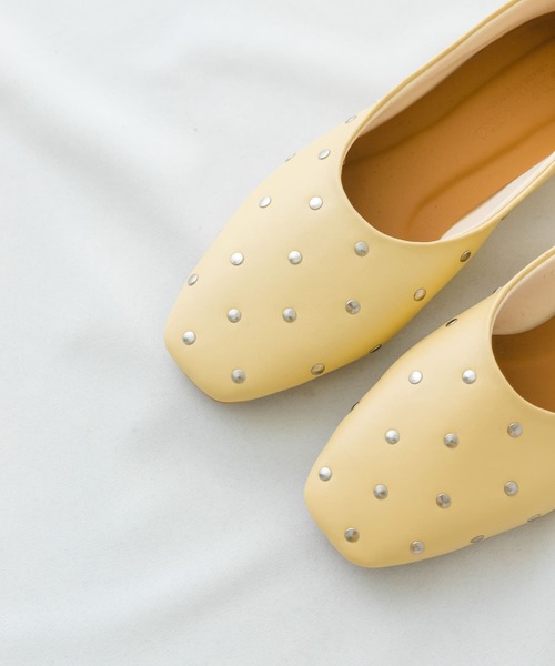 RODE SKO（ロデスコ）の「スタッズフラットシューズ（パンプス・レディース・ベージュ系その他/ブラック・36/37/38）」の18枚目の写真