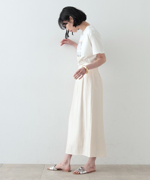 GALLEST（ギャレスト）の「◆サンライズフォトプリントTシャツ（Tシャツ/カットソー・レディース・ホワイト/ブラック・38）」の4枚目の写真