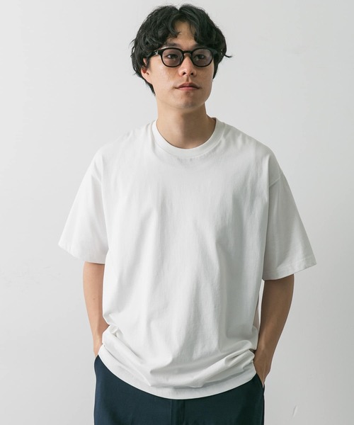 URBAN RESEARCH DOORS(アーバンリサーチドアーズ)の「USAコットン ライトオンス ベーシック Tシャツ(Tシャツ/カットソー・メンズ・グレー系その他/ホワイト/ブルー系その他/チャコールグレー・LARGE/MEDIUM/X-LARGE)」の5枚目の写真