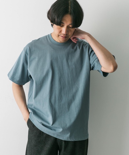 URBAN RESEARCH DOORS(アーバンリサーチドアーズ)の「USAコットン ライトオンス ベーシック Tシャツ(Tシャツ/カットソー・メンズ・グレー系その他/ホワイト/ブルー系その他/チャコールグレー・LARGE/MEDIUM/X-LARGE)」の12枚目の写真
