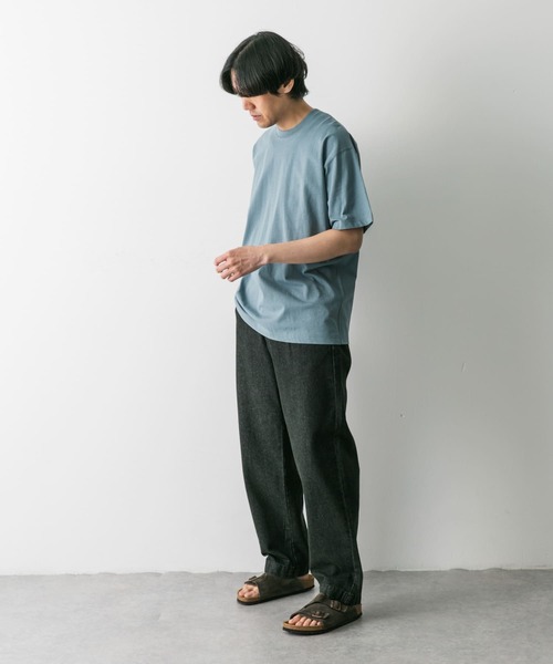 URBAN RESEARCH DOORS(アーバンリサーチドアーズ)の「USAコットン ライトオンス ベーシック Tシャツ(Tシャツ/カットソー・メンズ・グレー系その他/ホワイト/ブルー系その他/チャコールグレー・LARGE/MEDIUM/X-LARGE)」の16枚目の写真