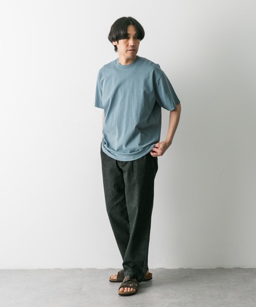 URBAN RESEARCH DOORS(アーバンリサーチドアーズ)の「USAコットン ライトオンス ベーシック Tシャツ(Tシャツ/カットソー・メンズ・グレー系その他/ホワイト/ブルー系その他/チャコールグレー・LARGE/MEDIUM/X-LARGE)」の17枚目の写真