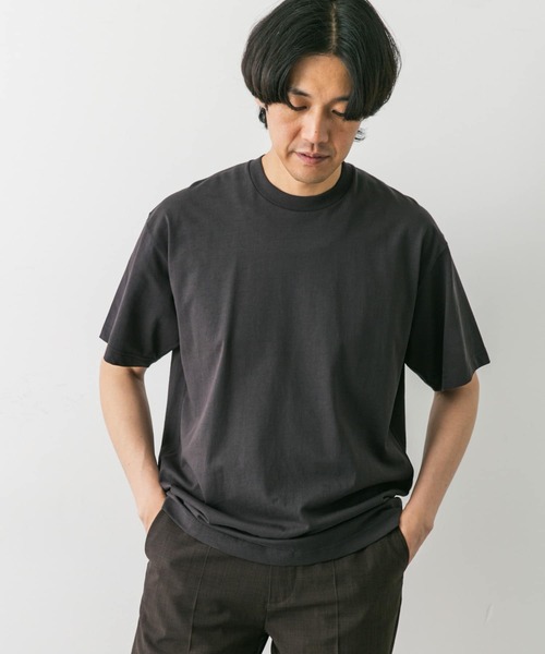 URBAN RESEARCH DOORS(アーバンリサーチドアーズ)の「USAコットン ライトオンス ベーシック Tシャツ(Tシャツ/カットソー・メンズ・グレー系その他/ホワイト/ブルー系その他/チャコールグレー・LARGE/MEDIUM/X-LARGE)」の18枚目の写真