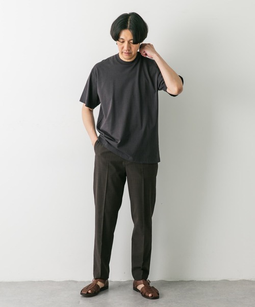URBAN RESEARCH DOORS(アーバンリサーチドアーズ)の「USAコットン ライトオンス ベーシック Tシャツ(Tシャツ/カットソー・メンズ・グレー系その他/ホワイト/ブルー系その他/チャコールグレー・LARGE/MEDIUM/X-LARGE)」の21枚目の写真